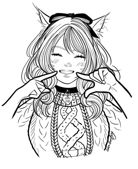 Line Art - Bust