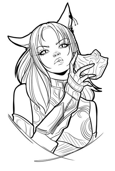 Lineart - Bust