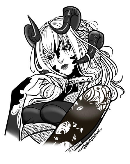 Line Art - Bust